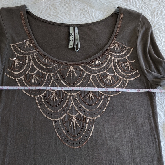 Kische Art Deco Top with Sequins - Picture 6 of 8